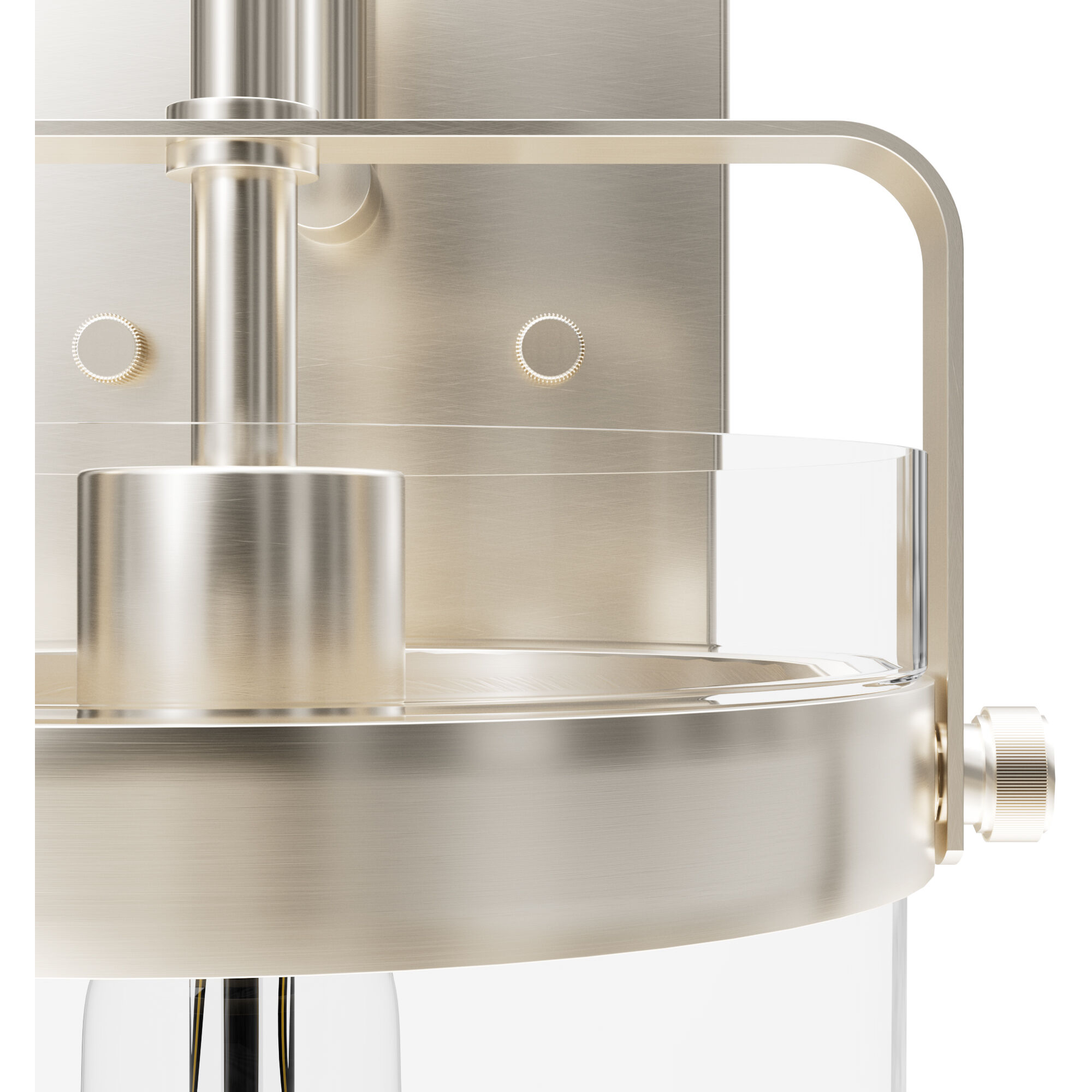 Karloff 1 Light 7.5 inch Brushed Nickel Wall Sconce Wall Light