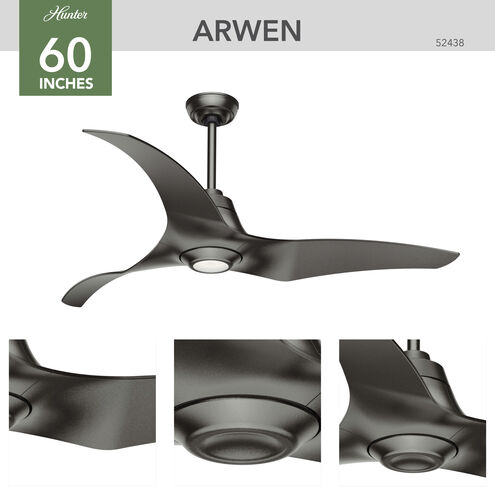 Arwen 60 inch Granite Ceiling Fan