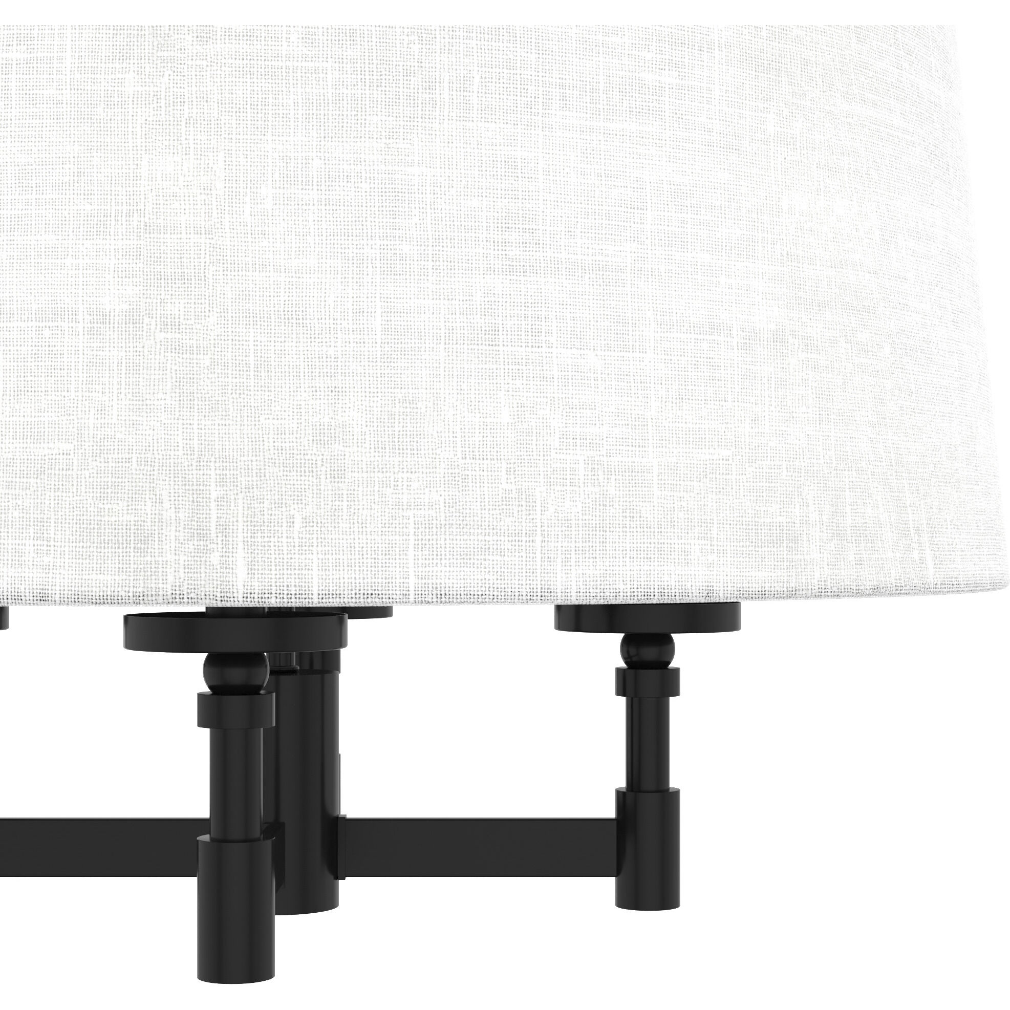 Briargrove Matte Black Chandelier Ceiling Light