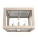 Squire Manor 4 Light 12 inch Brushed Nickel Flush Mount Ceiling Light