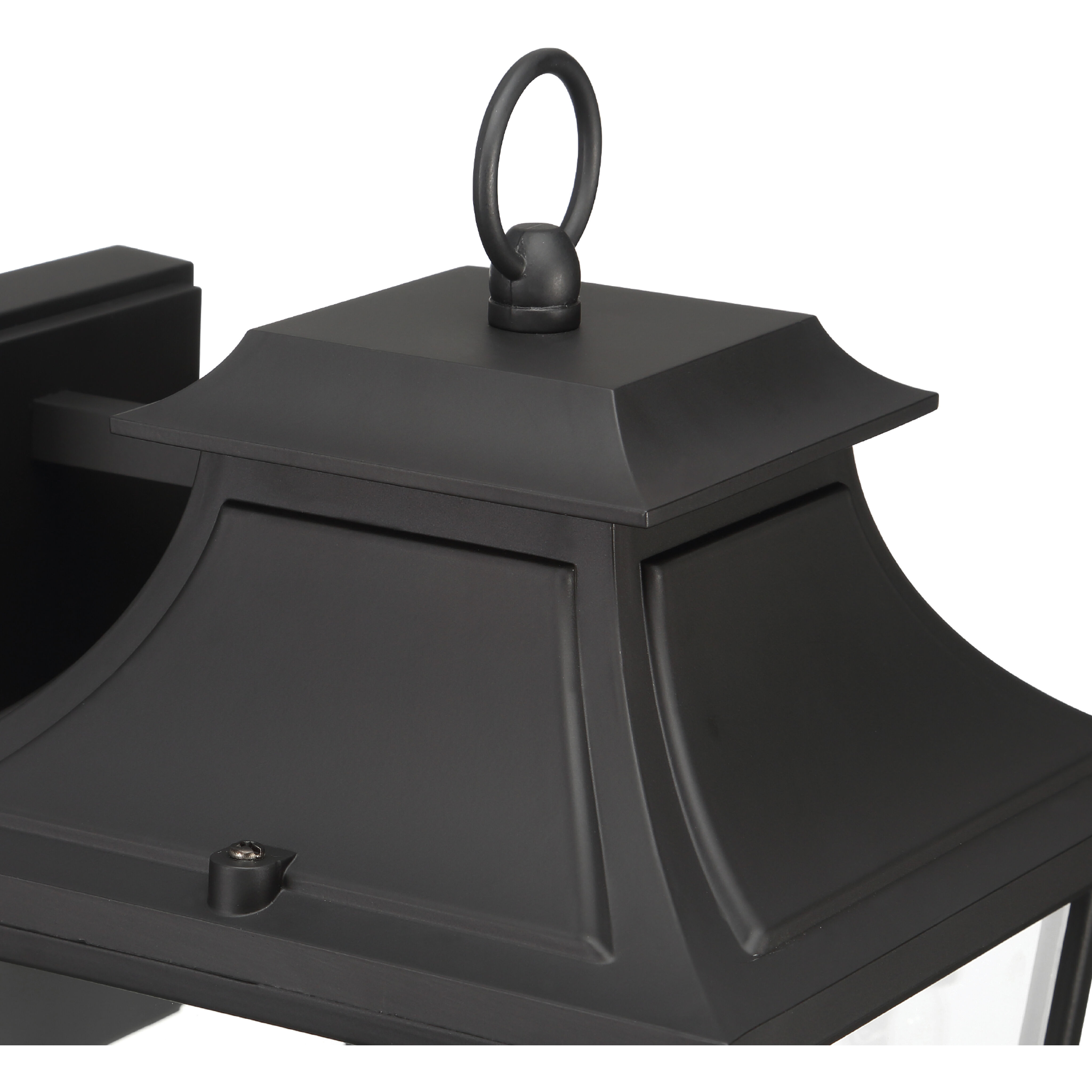 Spring Cove 3 Light 16.5 inch Matte Black Outdoor Wall Lantern, Large