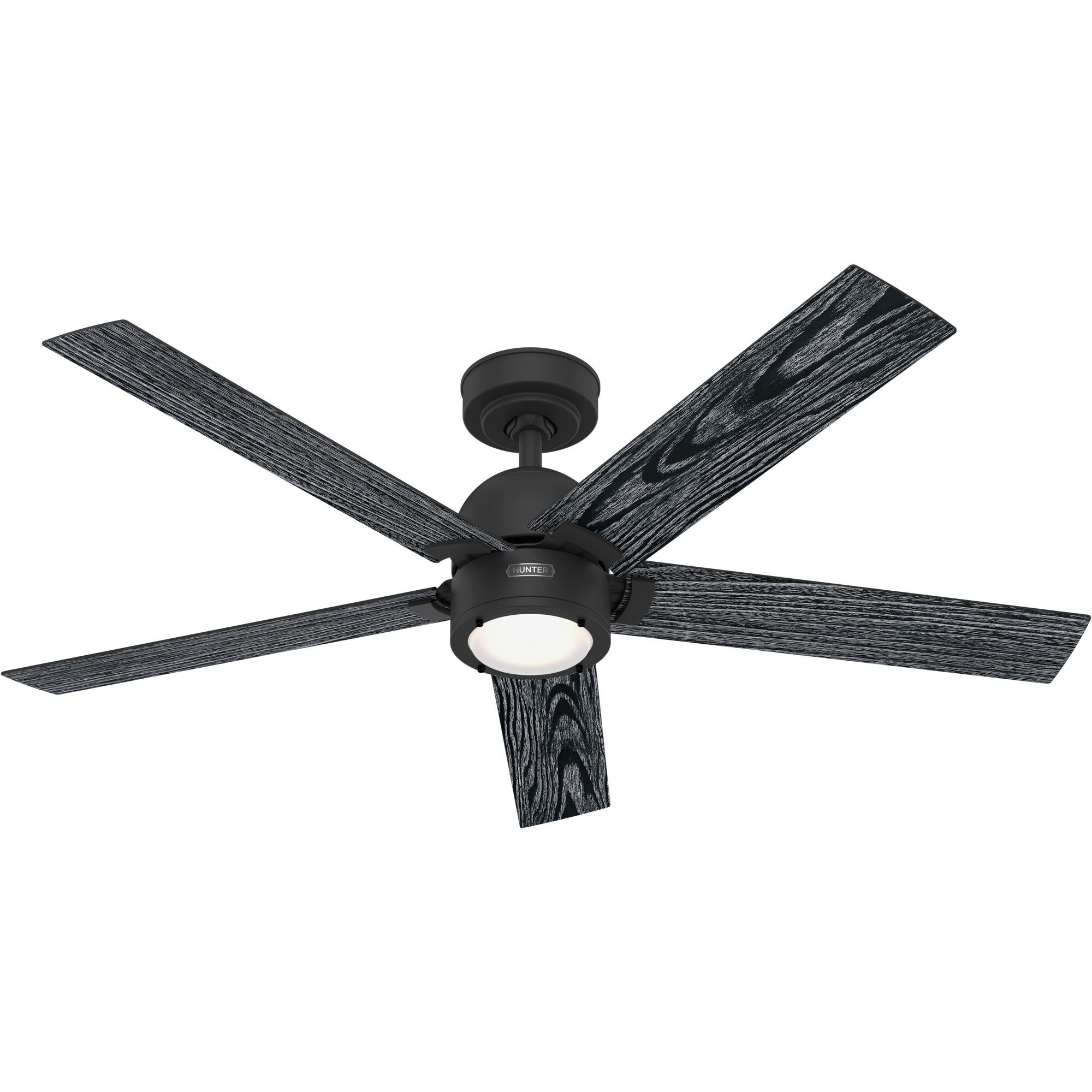 Erling 52 inch Matte Black with Salted Black/Matte Black Blades Ceiling Fan
