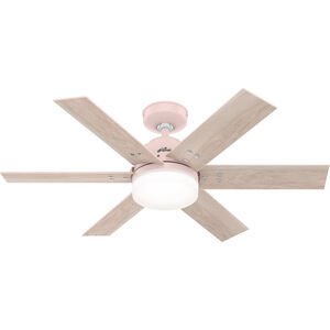 Pacer 44 inch Blush Pink with Blush Mango Wood/Blush Pink Blades Ceiling Fan
