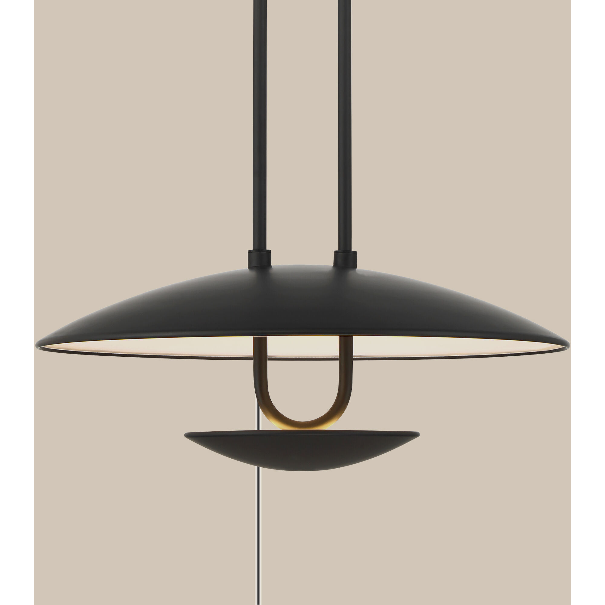 Sunset Ridge 18 inch Matte Black Pendant Ceiling Light, Large