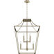 Laurel Ridge 8 Light 23 inch Alturas Gold Pendant Ceiling Light