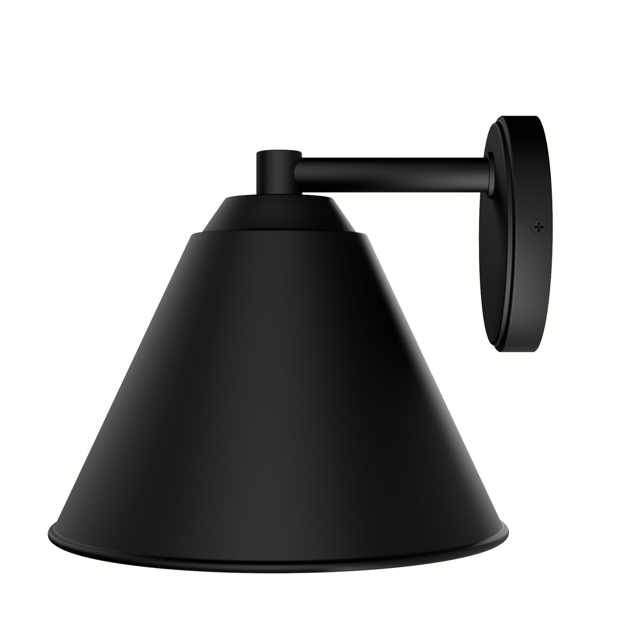 Aeronaut 1 Light 9 inch Matte Black Outdoor Wall Light, Small