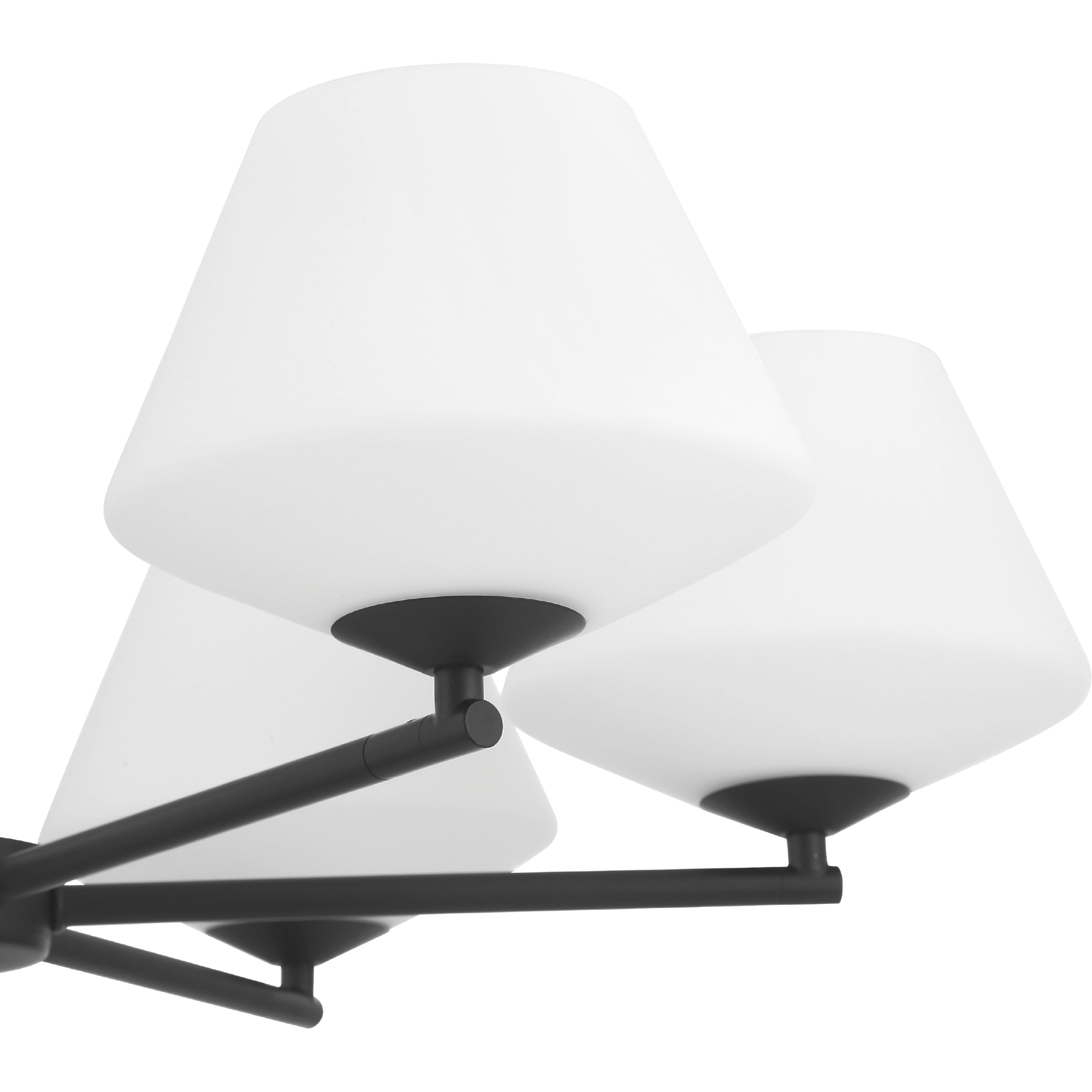 Celestial Valley 6 Light 28.5 inch Matte Black Chandelier Ceiling Light, Medium