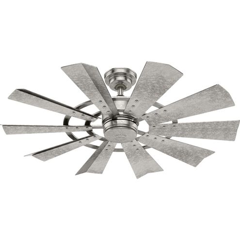 Crescent Falls 44 inch Galvanized Outdoor Ceiling Fan