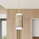 Laila 1 Light 9.25 inch Luxe Gold Pendant Ceiling Light, Medium