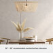 Autumndale 6 Light 28 inch Matte Bronze Chandelier Ceiling Light, Medium