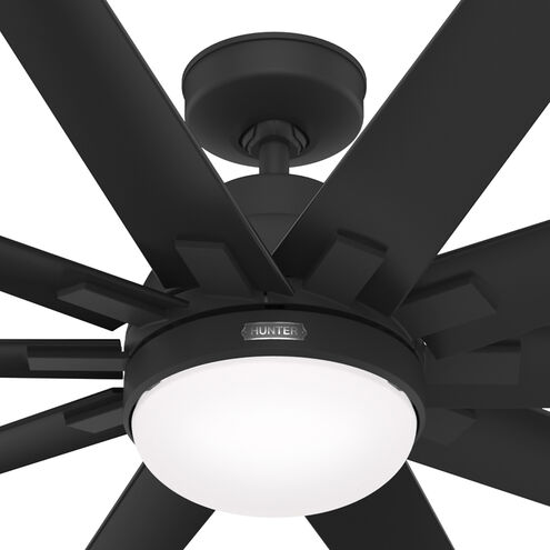 Overton 60 inch Matte Black Outdoor Ceiling Fan