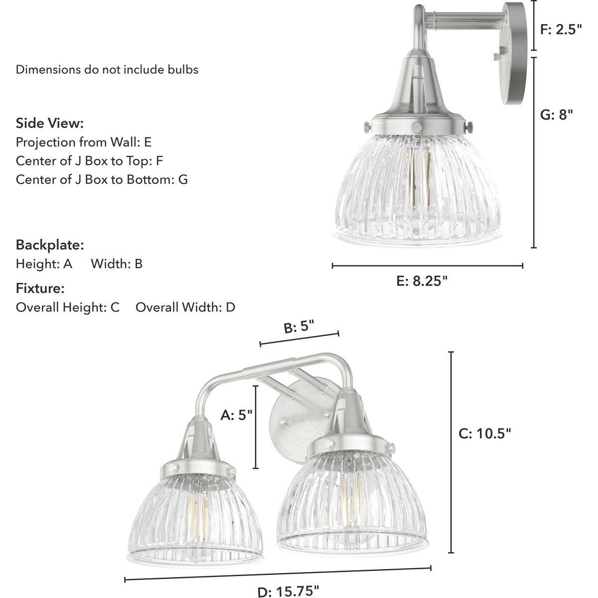 Cypress Grove 2 Light 16 inch Brushed Nickel Vanity Light Wall Light
