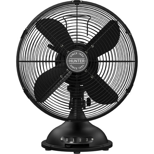 Classic D12 Matte Black Portable Desk Fan