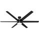 Solaria 72 inch Matte Black Outdoor Ceiling Fan