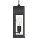 Kendra Bell 1 Light 15 inch Matte Black Outdoor Wall Light, Medium