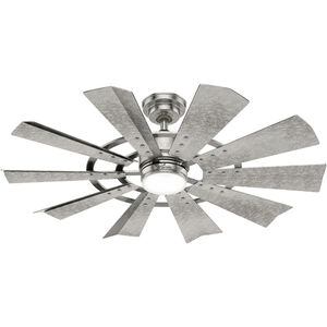 Crescent Falls 44 inch Galvanized Outdoor Ceiling Fan