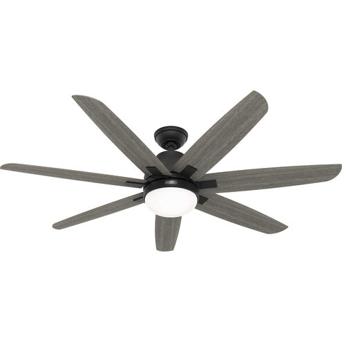 Wilder 60 inch Matte Black with Dark Gray Oak Blades Ceiling Fan