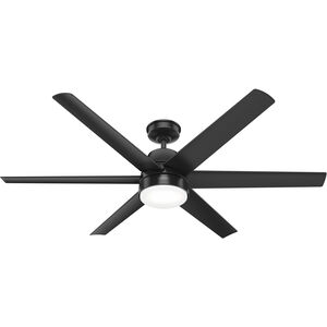 Skysail 60 inch Matte Black Outdoor Ceiling Fan
