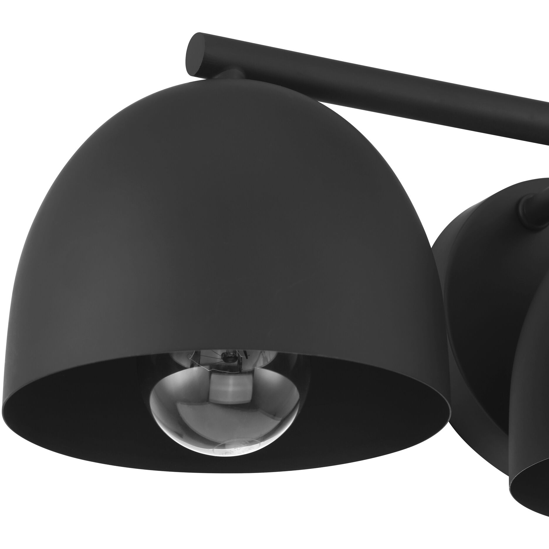 Erling 3 Light Matte Black Vanity Light Wall Light, Medium