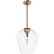 Vidria 1 Light 12 inch Alturas Gold Pendant Ceiling Light, Medium