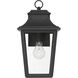 Spring Cove 1 Light 15 inch Matte Black Outdoor Wall Lantern, Medium