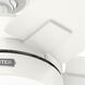 Anisten 52 inch Fresh White with Fresh White/Light Oak Blades Ceiling Fan