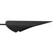 Merian 2 Light 65.5 inch Matte Black Linear Chandelier Ceiling Light, Extra Large