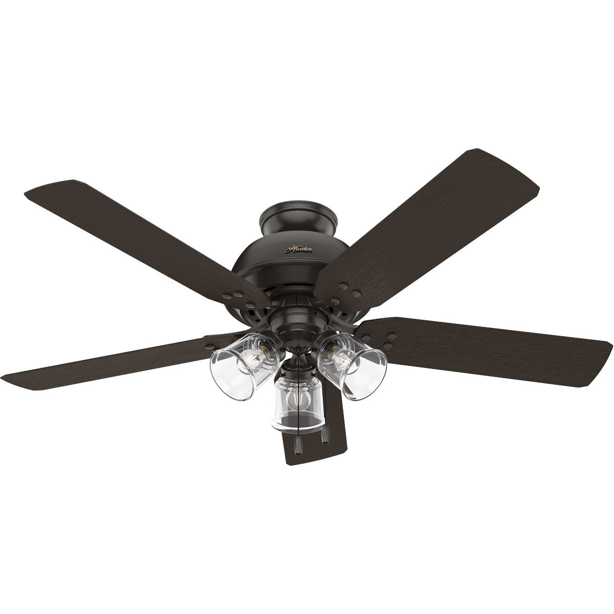 River Ridge 52 inch Noble Bronze with Premier Bronze Blades Outdoor Ceiling Fan