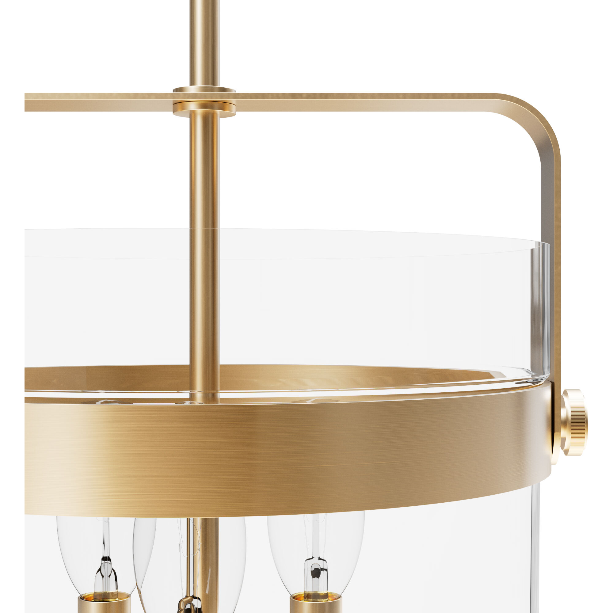 Karloff 3 Light 11.75 inch Alturas Gold Pendant Ceiling Light