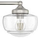 Saddle Creek 3 Light 23.5 inch Brushed Nickel Vanity Light Wall Light