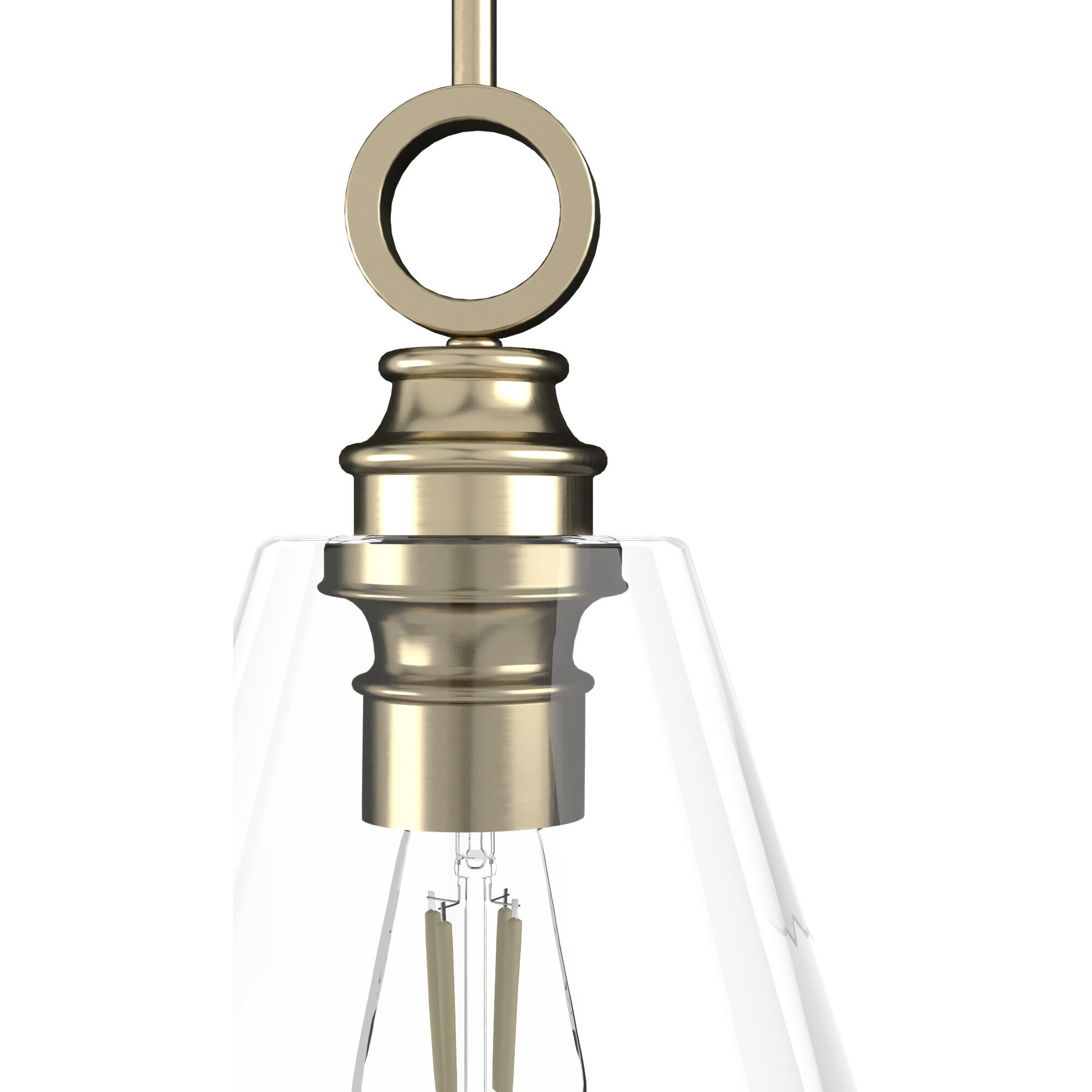 Klein 1 Light 12 inch Alturas Gold Pendant Ceiling Light