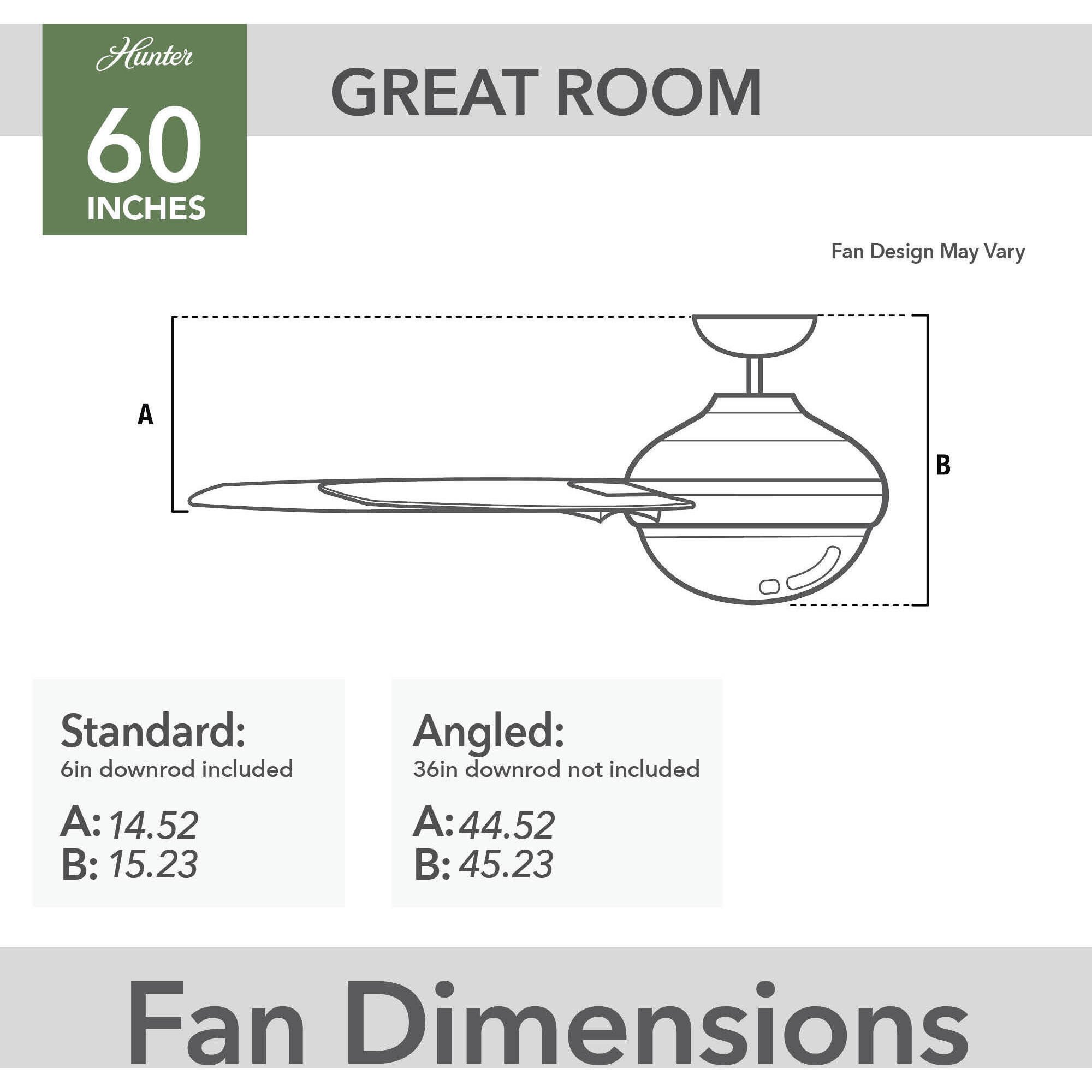 Downtown 60 inch Matte White Outdoor Ceiling Fan
