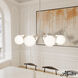 Hepburn 8 Light 40 inch Brushed Nickel Chandelier Ceiling Light, Extra Large
