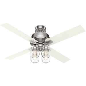 Viven 52 inch Brushed Nickel with White Grain Blades Ceiling Fan