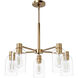 Lochemeade 5 Light 26 inch Alturas Gold Chandelier Ceiling Light, Medium