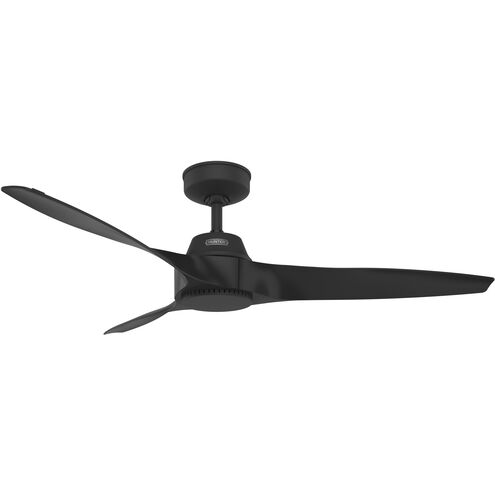 Mosley 52 inch Matte Black Outdoor Ceiling Fan