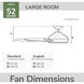 Astwood II 52 inch Matte Black with Dark Gray Oak and Matte Black Blades Ceiling Fan