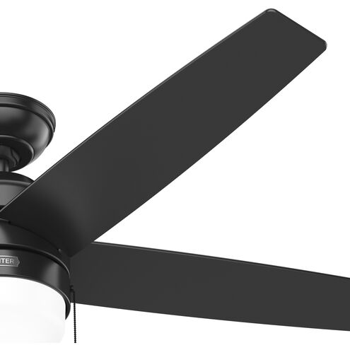 Bardot 52 inch Matte Black with Matte Black/Greyed Walnut Blades Ceiling Fan