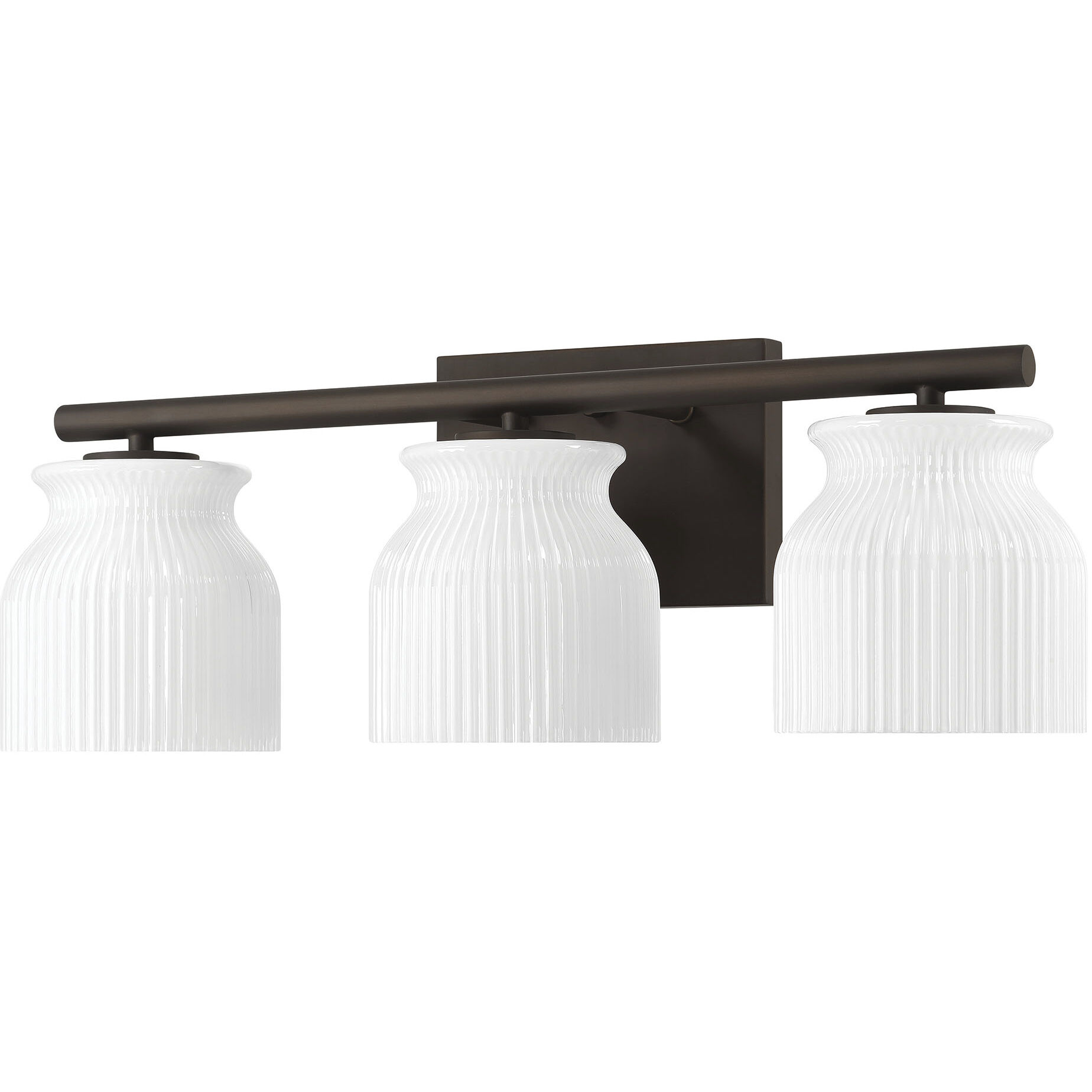 Harlowe 3 Light 22 inch Matte Bronze Bath Vanity Wall Light, Medium