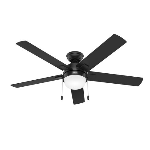 Zeal 52 inch Matte Black Ceiling Fan
