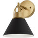 Carrington Isle 1 Light 7 inch Luxe Gold Sconce Wall Light