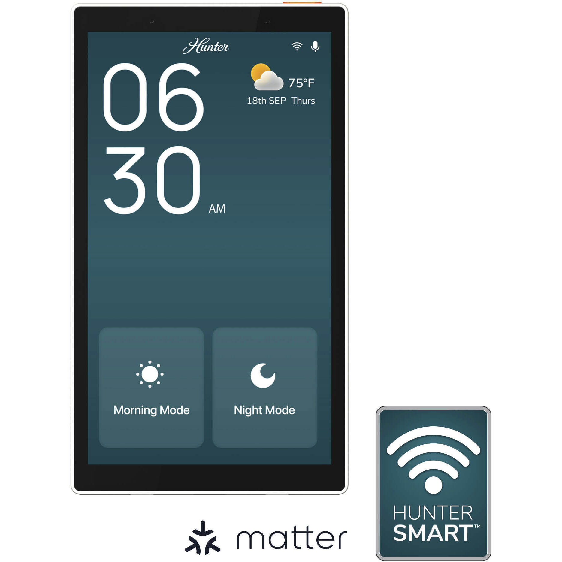 HunterSMART Fresh White Smart Wall Panel