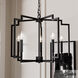 Zoanne 5 Light 24 inch Matte Black Chandelier Ceiling Light, Medium