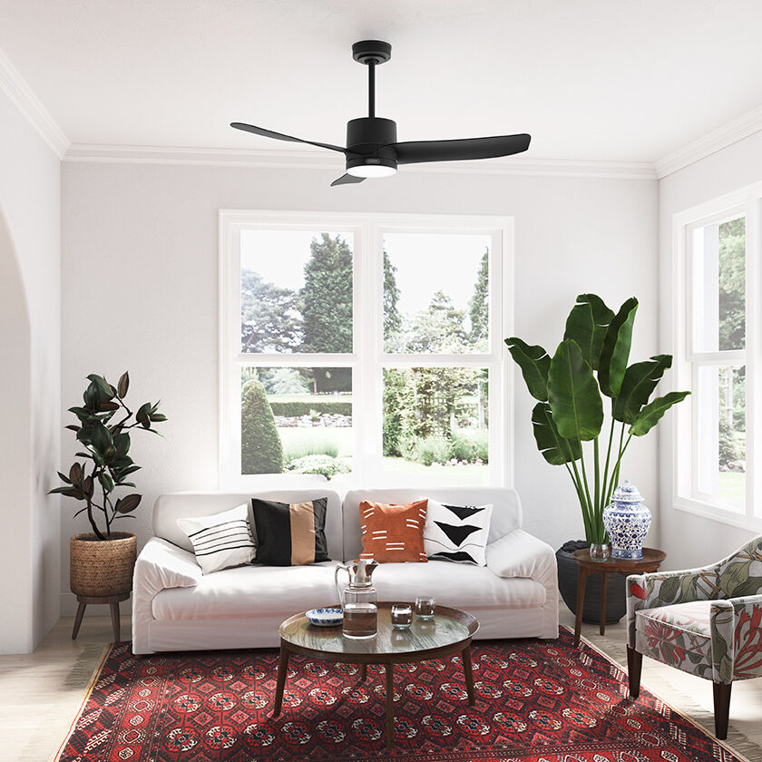 Bolsa 52 inch Matte Black Ceiling Fan