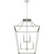 Laurel Ridge 8 Light 23 inch Brushed Nickel Pendant Ceiling Light