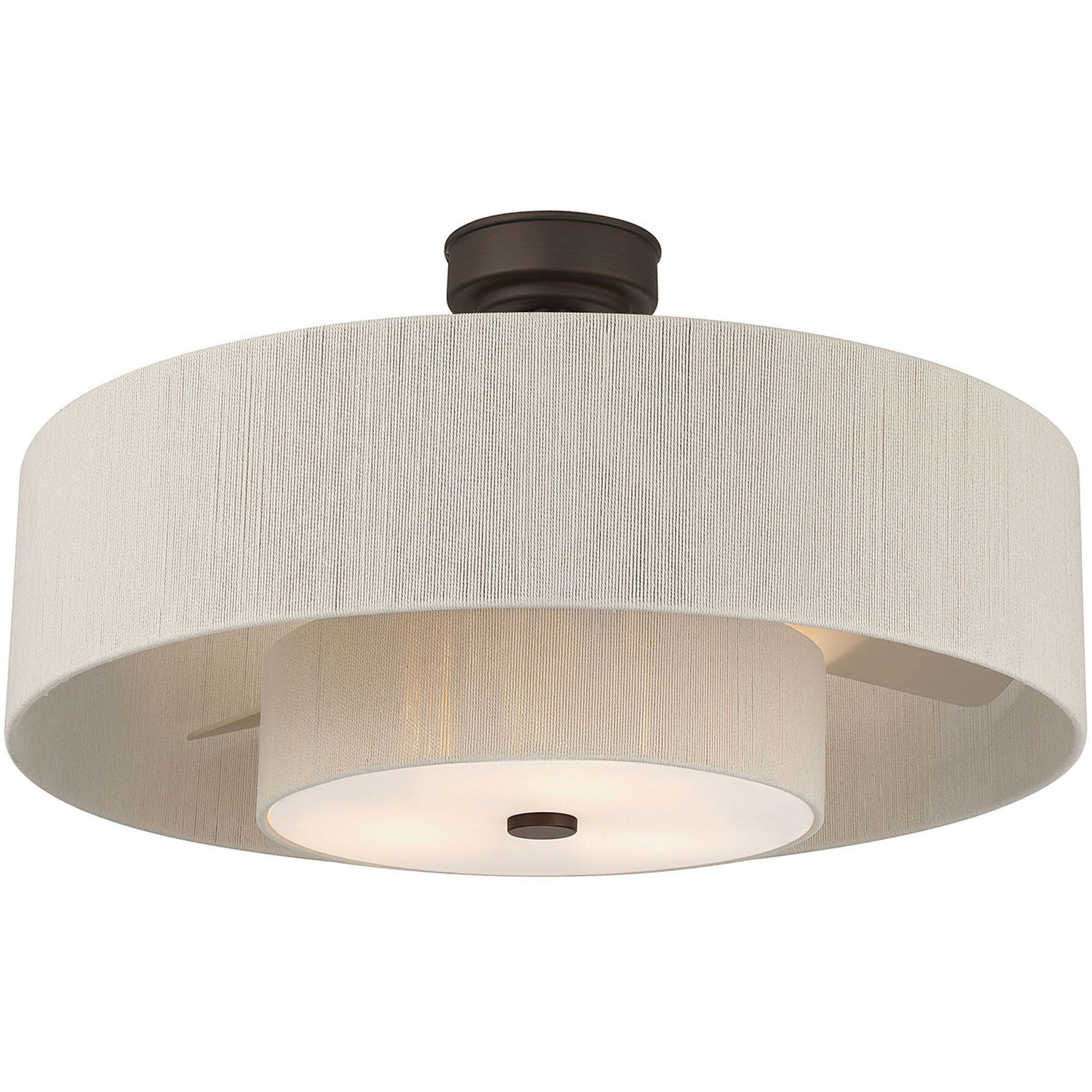 Brookside 30 inch Matte Bronze with Cream Blades Ceiling Fan