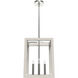 Squire Manor 4 Light 12 inch Distressed White Pendant Ceiling Light