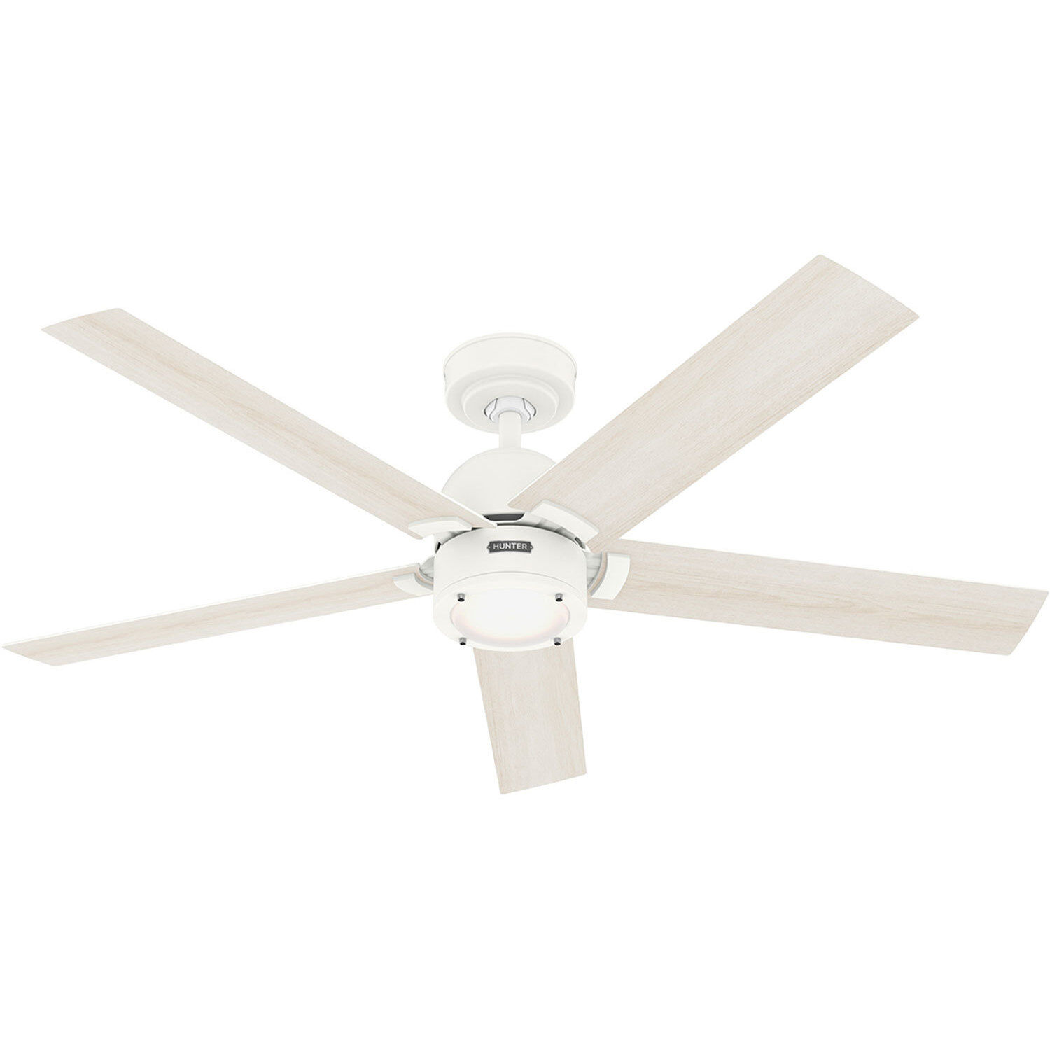 Erling 52 inch Fresh White with Bleached Alder/Fresh White Blades Ceiling Fan