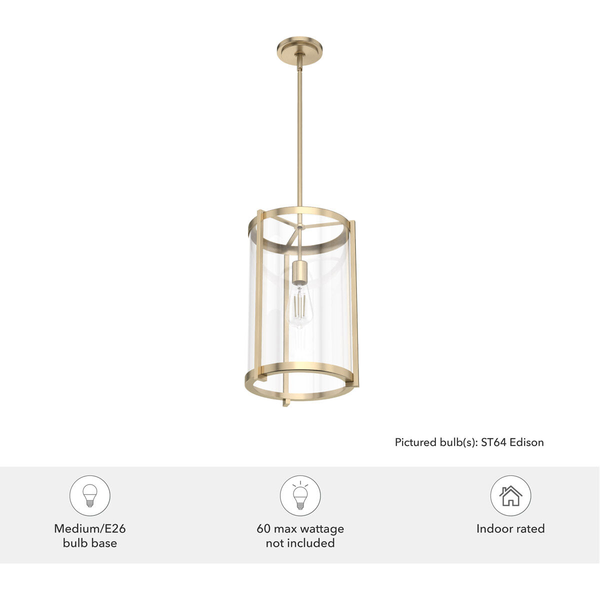 Astwood 1 Light 12 inch Alturas Gold Pendant Ceiling Light