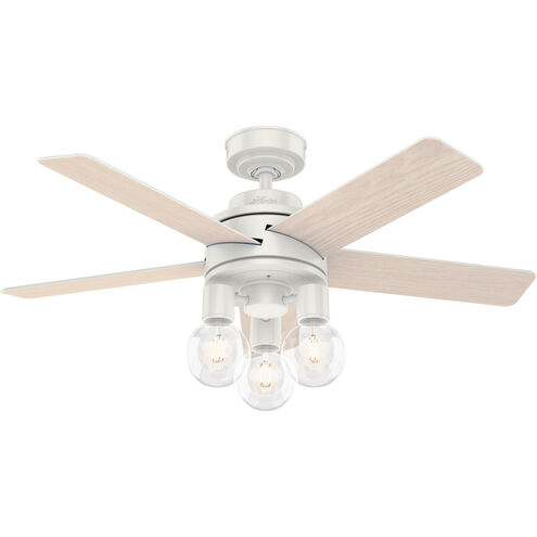 Hardwick 44 inch Fresh White with White Oak/Fresh White Blades Ceiling Fan